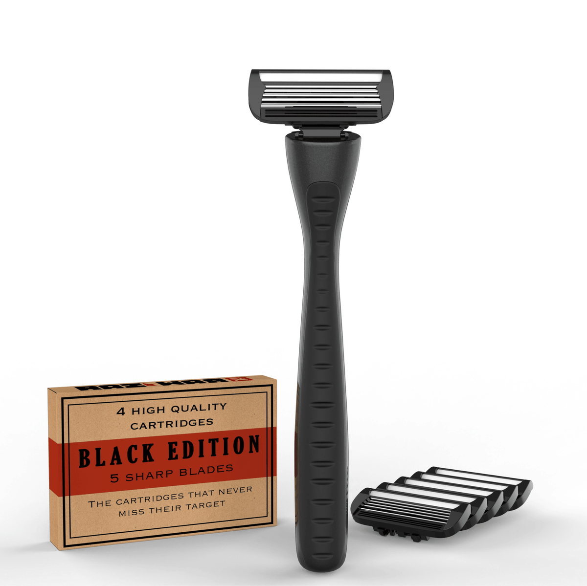 Raz★War Startpakket (Handvat + set van 4 cartridges) - Manandshaving - Raz*War
