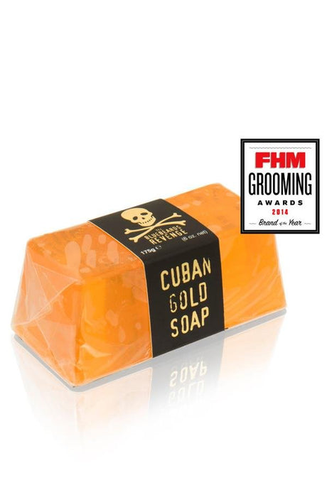 Bluebeards Revenge Cuban Gold Soap badzeep 175gr - Manandshaving - Bluebeards Revenge