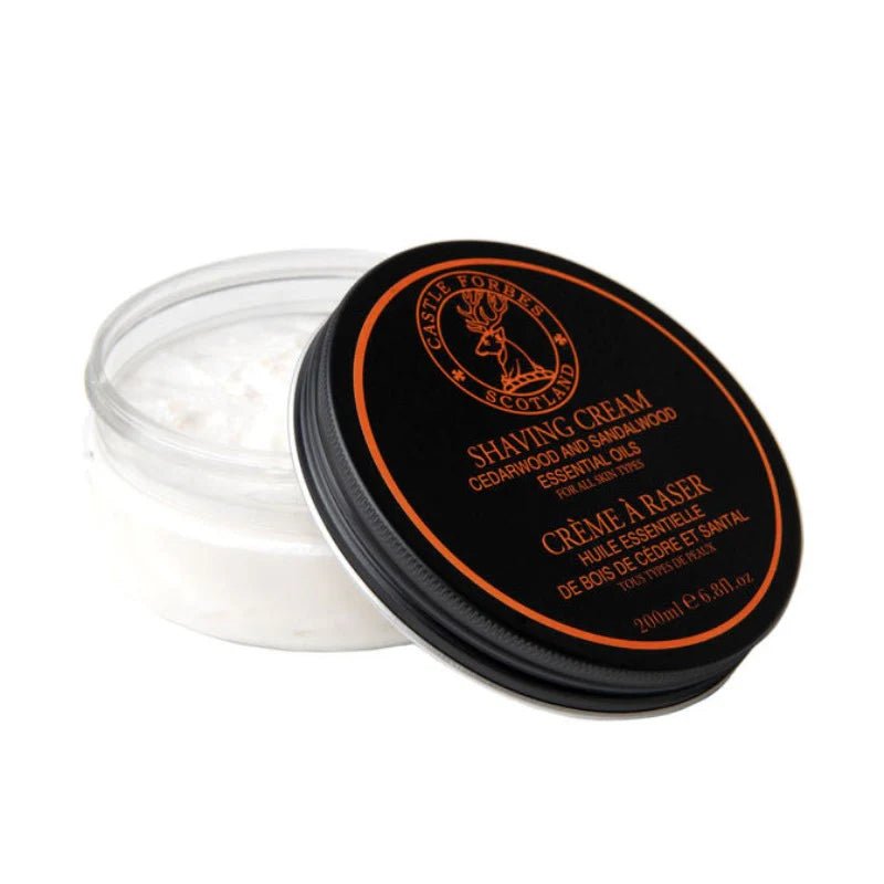 Castle Forbes scheercrème Cederhout & Sandelhout 200ml - Manandshaving - Castle Forbes