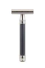 Edwin Jagger 3ONE6 double edge safety razor Gunmetal RVS - Manandshaving - Edwin Jagger 3ONE6