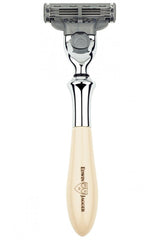 Edwin Jagger scheermes Mach3 Plaza wit - IVPM3 - Manandshaving - Edwin Jagger