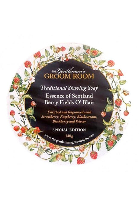 Essence of Scotland scheerzeep Berry Fields O' Blair 140gr - Manandshaving - Essence of Scotland