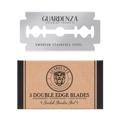 Guardenza double edge scheermesjes 5 stuks - Manandshaving - Guardenza