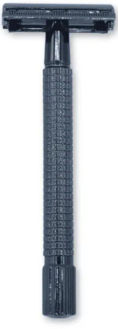 MAS - Selectie safety razor Gunmetal lang handvat - Manandshaving - Manandshaving
