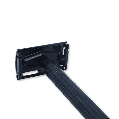 MAS - Selectie safety razor Gunmetal lang handvat - Manandshaving - Manandshaving