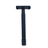 MAS - Selectie safety razor matzwart chroom lang handvat - Manandshaving - Manandshaving
