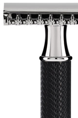 Muhle R41 BLACK double edge safety razor met tandkam - Manandshaving - Muhle