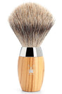 Muhle scheerkwast dassenhaar KOSMO olijfhout - Manandshaving - Muhle