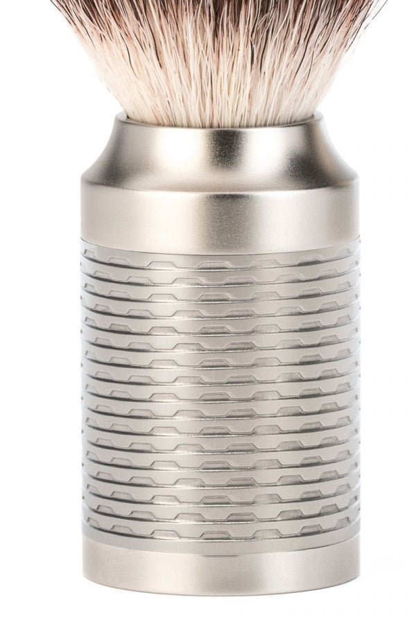 Muhle shaving brush badger hair ROCCA stainless steel