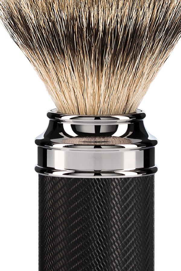 Muhle scheerkwast dassenhaar Traditional zwart