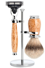 Muhle scheerkwast en scheermes houder PURIST