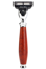 Muhle scheermes Mach3 PURIST Bruyèrehout - Manandshaving - Muhle