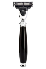 Muhle scheermes Mach3 PURIST zwart chroom - Manandshaving - Muhle