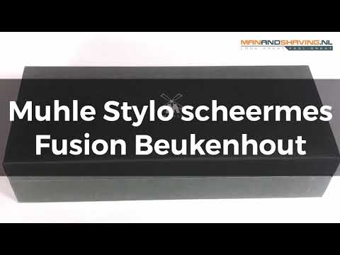 Rasoir Muhle Stylo Fusion Bois de hêtre