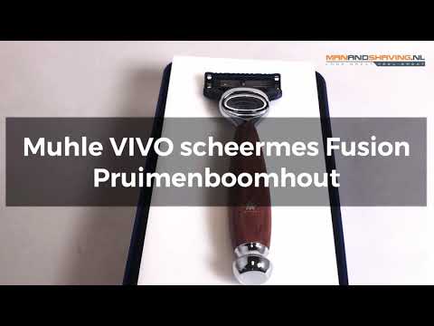 Rasoir Muhle VIVO Fusion bois de prunier