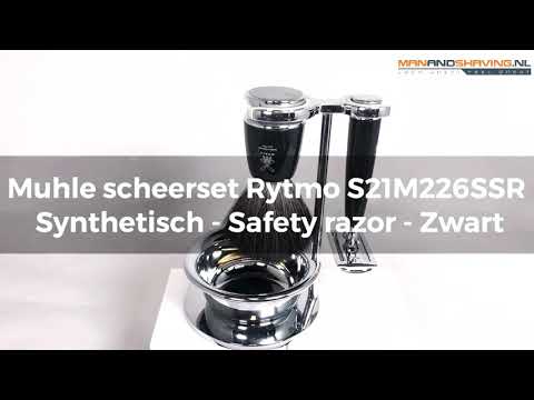 Set de rasage Muhle RYTMO S21M226SSR - Synthétique - Rasoir de sûreté - Noir