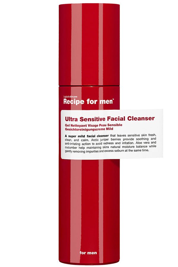 Recipe for Men reinigingsgel voor gevoelige huid 100ml - Manandshaving - Recipe for Men