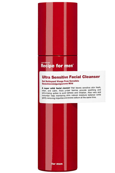 Recipe for Men reinigingsgel voor gevoelige huid 100ml - Manandshaving - Recipe for Men