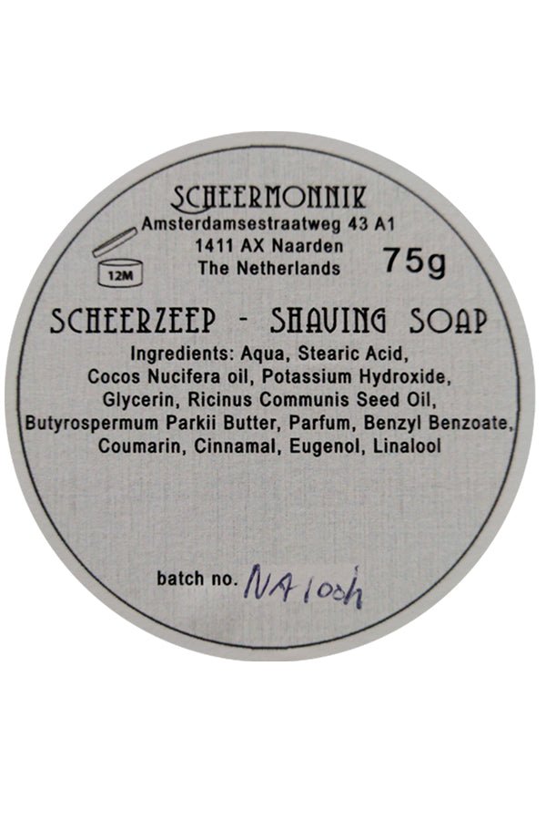 Scheermonnik scheercrème 1778 Beau Brummell 75gr - Manandshaving - Scheermonnik