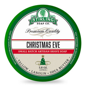 Stirling Soap Co. scheercrème Christmas Eve 165ml - Manandshaving - Stirling Soap Co.